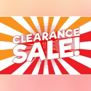 "BIG CLOTHING CLEARANCE SALE" AD dates 2-20----3-1-26